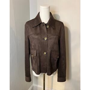Philosophy Faux leather Jacket Size Medium (B160293)